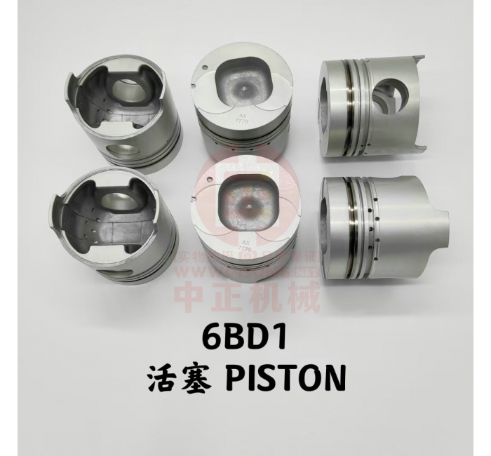 Isuzu 6BD1 engine piston