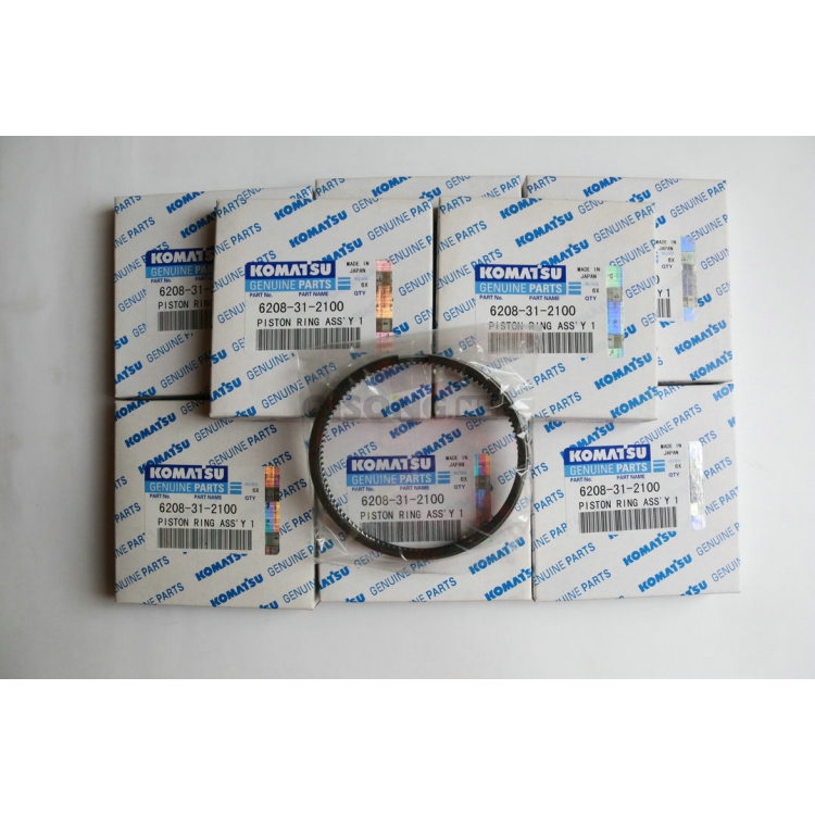 PC130-7 Excavator Piston ring 6208-31-2100 4D95 Engine piston parts For Komatsu